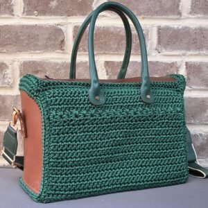 Alpine Green Duffel Handbag