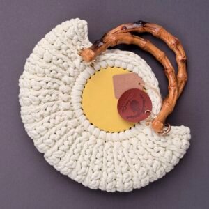 Sunny-Side-Up Circle Handbag